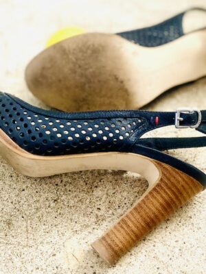 sommerlicher Sling Back von Tommy Hilfiger, 38 second hand – Bild 6