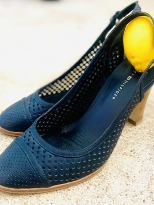 sommerlicher Sling Back von Tommy Hilfiger, 38 second hand – Bild 4