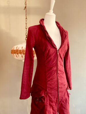 schönes rotes Kleid von Fox´s, M-L second hand – Bild 1