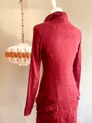 schönes rotes Kleid von Fox´s, M-L second hand – Bild 2