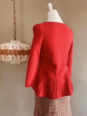 leuchtend roter Pullover von Hugo Boss, S second hand – Bild 3