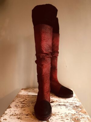 rote Stiefel von Papucei, 37 second hand – Bild 2