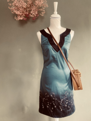 elegantes Kleid mit Perlchen von Promod, XS – Bild 5