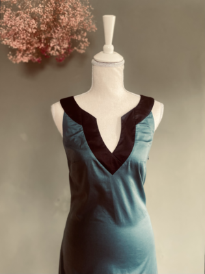 elegantes Kleid mit Perlchen von Promod, XS – Bild 3