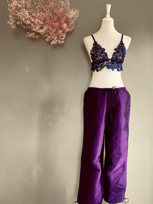 lässige, schimmernde Hose von Topshop, XS-S – Bild 3