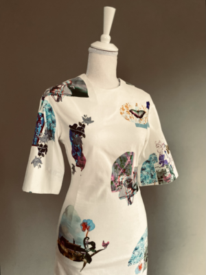 süßes Kleid aus weichem Cord, XS – Bild 4