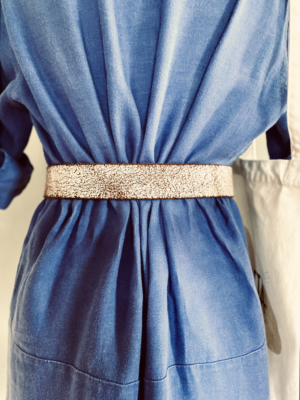 rustikaler Ledergürtel – Bild 3