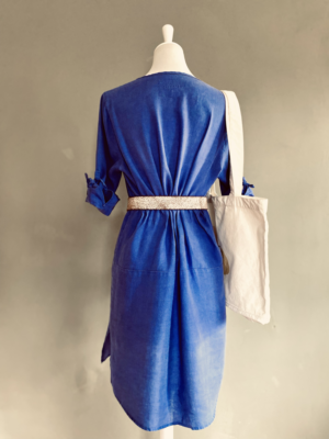 schönes Leinenkleid von pounou, M-L – Bild 6