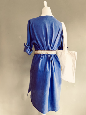 schönes Leinenkleid von pounou, M-L – Bild 5