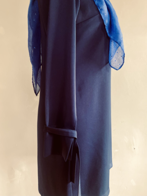 elegantes dunkelblaues Kleid von Sienna, XL – Bild 3