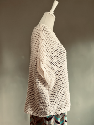 gehäkelter Pullover von Nice Connection, L – Bild 3