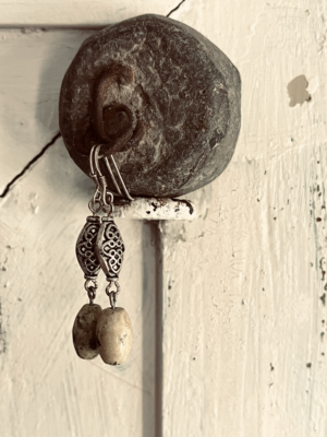 hübsche Ohrringe mit Halbedelstein – Bild 3