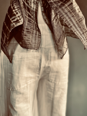 schöne cremeweiße Hose von Tuzzi, M – Bild 6