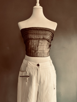 schöne cremeweiße Hose von Tuzzi, M – Bild 4