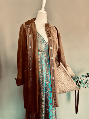 edler Wildledermantel von Luisa Cerano, XL – Bild 4