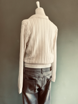 fein gehäkelter Pullover von Comptoir des Cotonniers, L – Bild 3