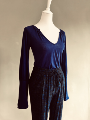 dunkelblaues Top von bobi, S – Bild 3