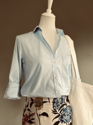 hellblaue Bluse von Rossana Diva, XS – Bild 3