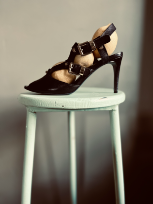 elegante hohe Sandalen von Kennel & Schmenger, 38 – Bild 4