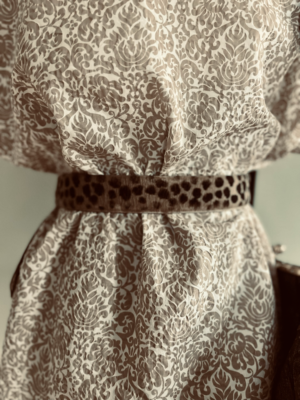 Ledergürtel mit Leopardenmuster, L – Bild 3