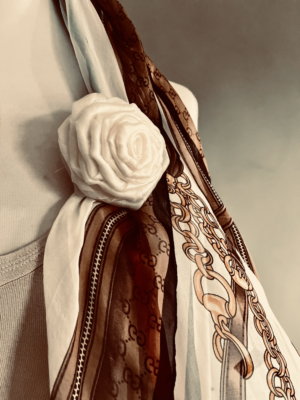 elegante Anstecknadel Rose – Bild 2