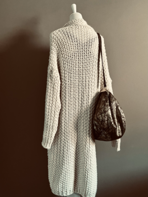 langer weicher Strickmantel, M-XL – Bild 4