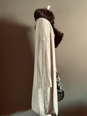 langer weicher Strickmantel, M-XL – Bild 3