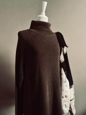 langes gemütliches Strickkleid von Marc O´Polo, L – Bild 1