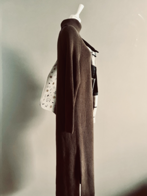 langes gemütliches Strickkleid von Marc O´Polo, L – Bild 2