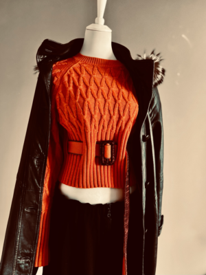 Zopfstrickpullover von Victoria Beckham, M – Bild 1