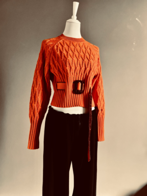 Zopfstrickpullover von Victoria Beckham, M – Bild 3