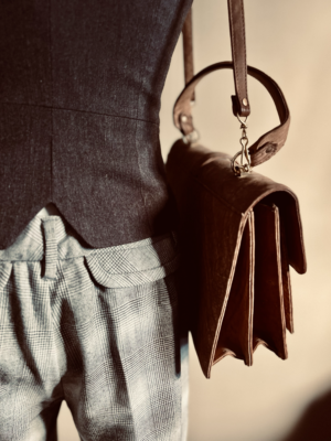 klassisch schöne Ledertasche – Bild 5