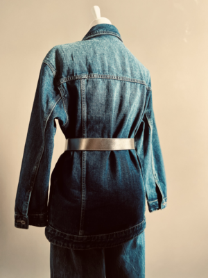 ausgefallene Jeansjacke von Jonny Lam, S-M – Bild 3