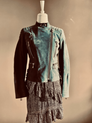 wunderschöne Bikerjacke von Belstaff, XS – Bild 5