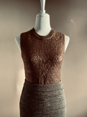 weiches glänzendes Top von Zara, S – Bild 3