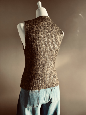 Top mit Leopardenmuster von Zara, S – Bild 2