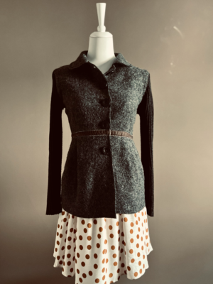 schöne warme Wolljacke, M-L – Bild 3