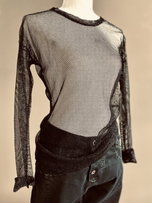 transparentes glitzerndes Top von Rich & Royal, S – Bild 4