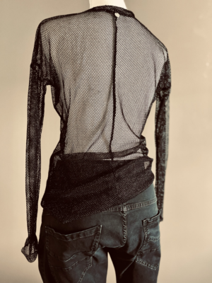 transparentes glitzerndes Top von Rich & Royal, S – Bild 3