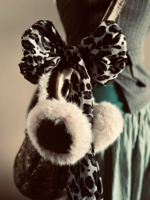 Jersey Schal mit Leopardenmuster – Bild 1