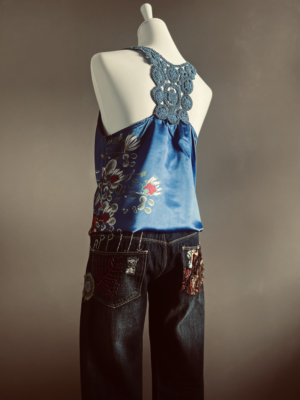 leuchtendes Top von Desigual, M – Bild 4
