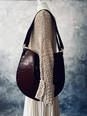 gehäkelter Pullover von Antonelli, XS-M – Bild 4