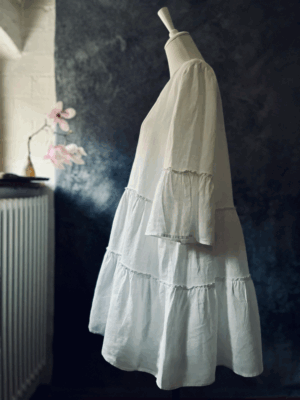 Schönes Leinenkleid von Mrs & Hugs, S – Bild 3