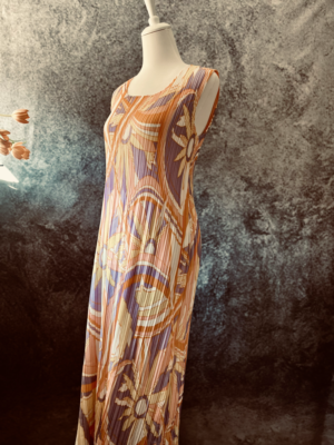 Plissiertes Kleid von Leo & Ugo Paris, M – Bild 5