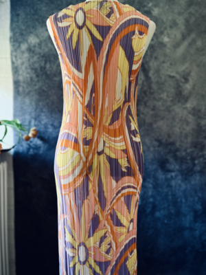 Plissiertes Kleid von Leo & Ugo Paris, M – Bild 4