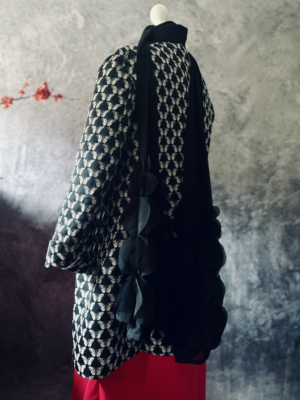 Mantel mit Schmetterlingen von Max Mara, XL-XXL – Bild 3