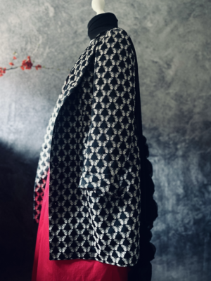 Mantel mit Schmetterlingen von Max Mara, XL-XXL – Bild 6