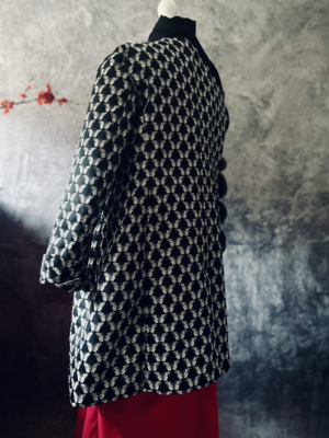 Mantel mit Schmetterlingen von Max Mara, XL-XXL – Bild 7