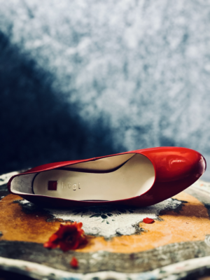 rote Lackpumps von Högl, 40 – Bild 3