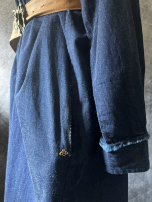 dunkelblaues Kleid von Bee, XL-XXL – Bild 5